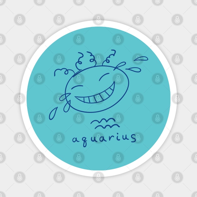 Aquarius smile Magnet by CatyArte